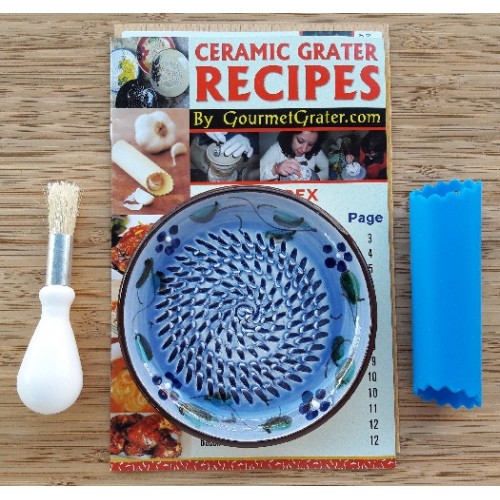 The Grate Plate - Ceramic Grater, Teal